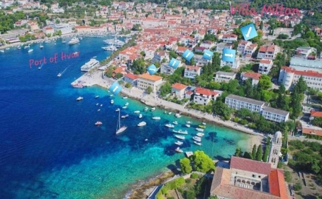 Villa Milton Hvar Hvar Town Exterior foto